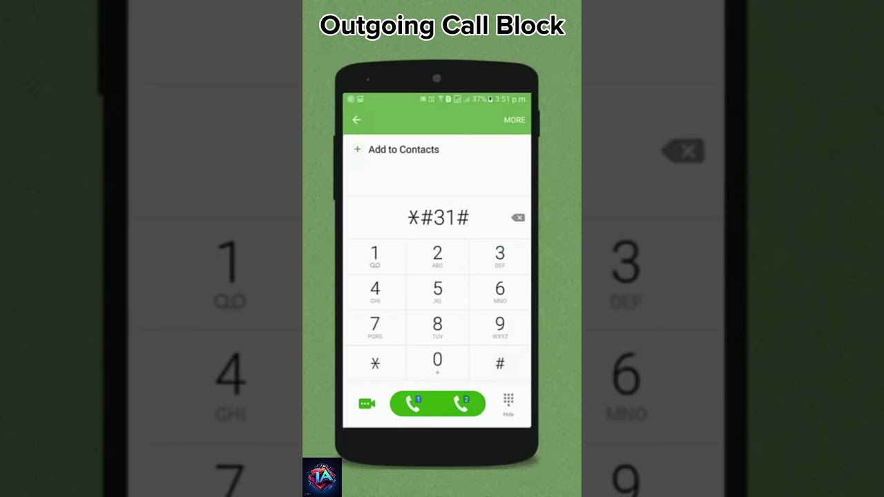 How To Block Outgoing CALL ? Mobile Secreet Coad 📱