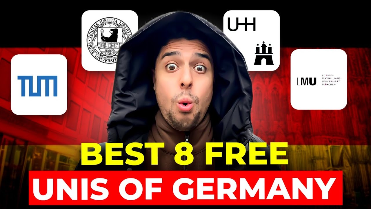 TOP 8 FREE UNIVERSITIES of Germany | STUDY FOR FREE in Germany