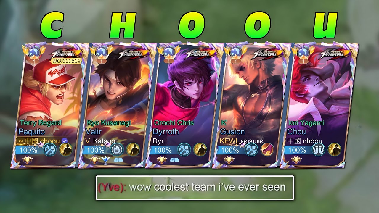 5 TOP GLOBAL KOF SQUAD IN ONE TEAM !! NEW KOF + OLD KOF (WHO WIN?)