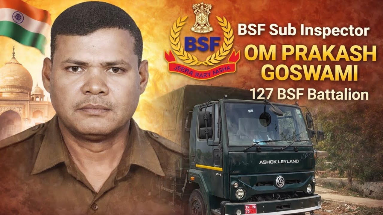 BSF Assistant Sub Inspector Om Prakash Goswami 💐🇮🇳| जम्मू कश्मीर के कुपवाड़ा जिले मे BSF जवान शहीद 🙏