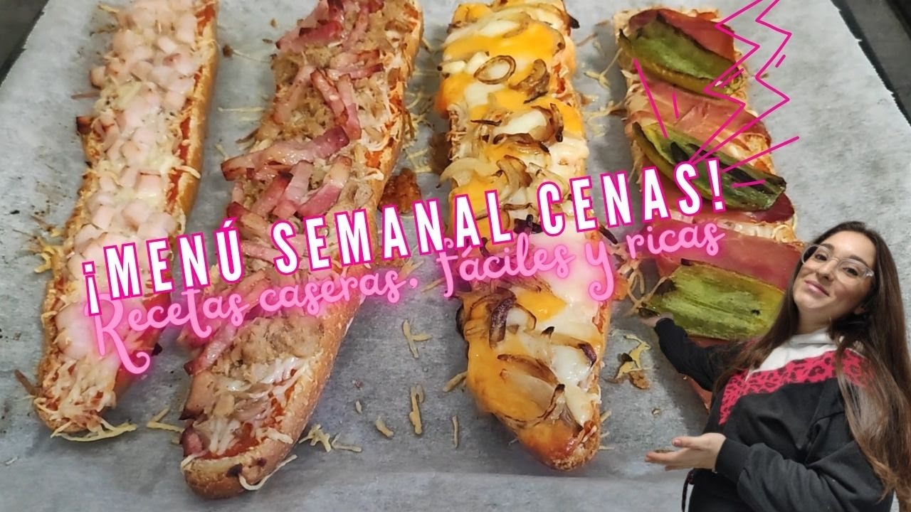 👩🏻‍🍳​🍳​¡MENÚ semanal de CENAS! 👩🏻‍🍳​🍳​// 🐟​🥩Fáciles, ricas y económicas🐟​🥩