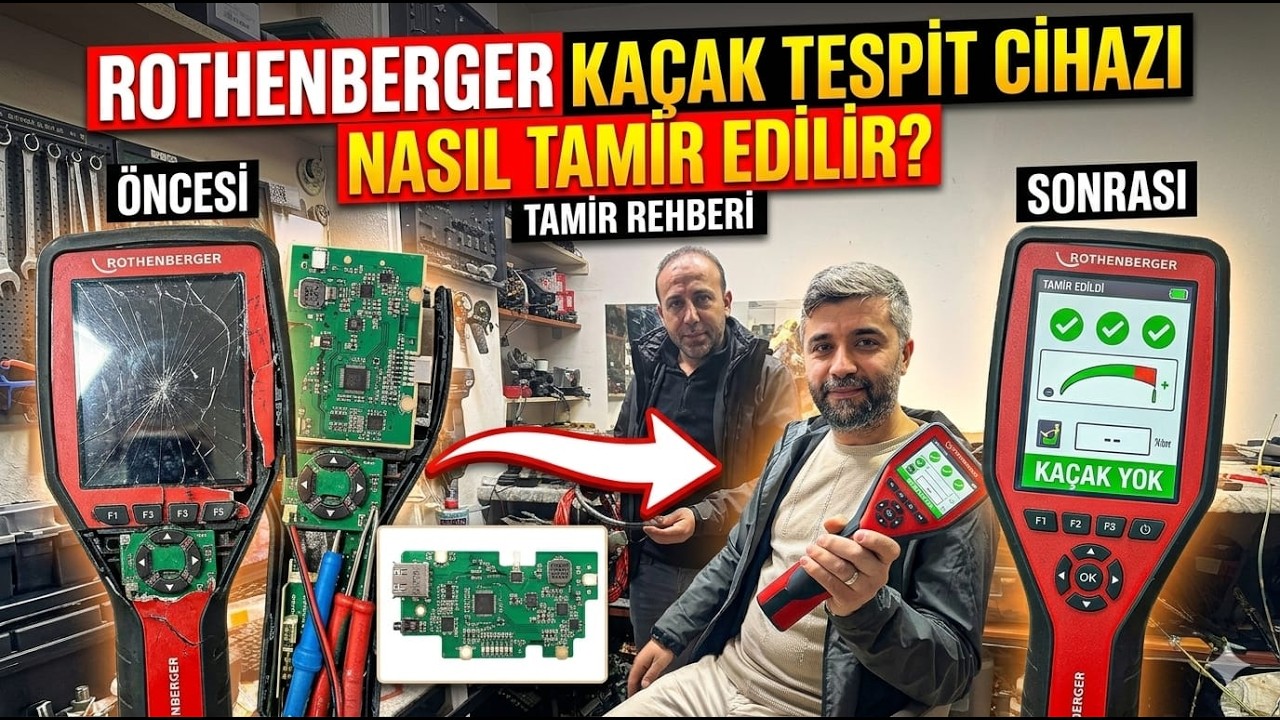 Rothenberger Roscope İ2000 Modül 25/22  kameranın arızasının onarımını yaptık