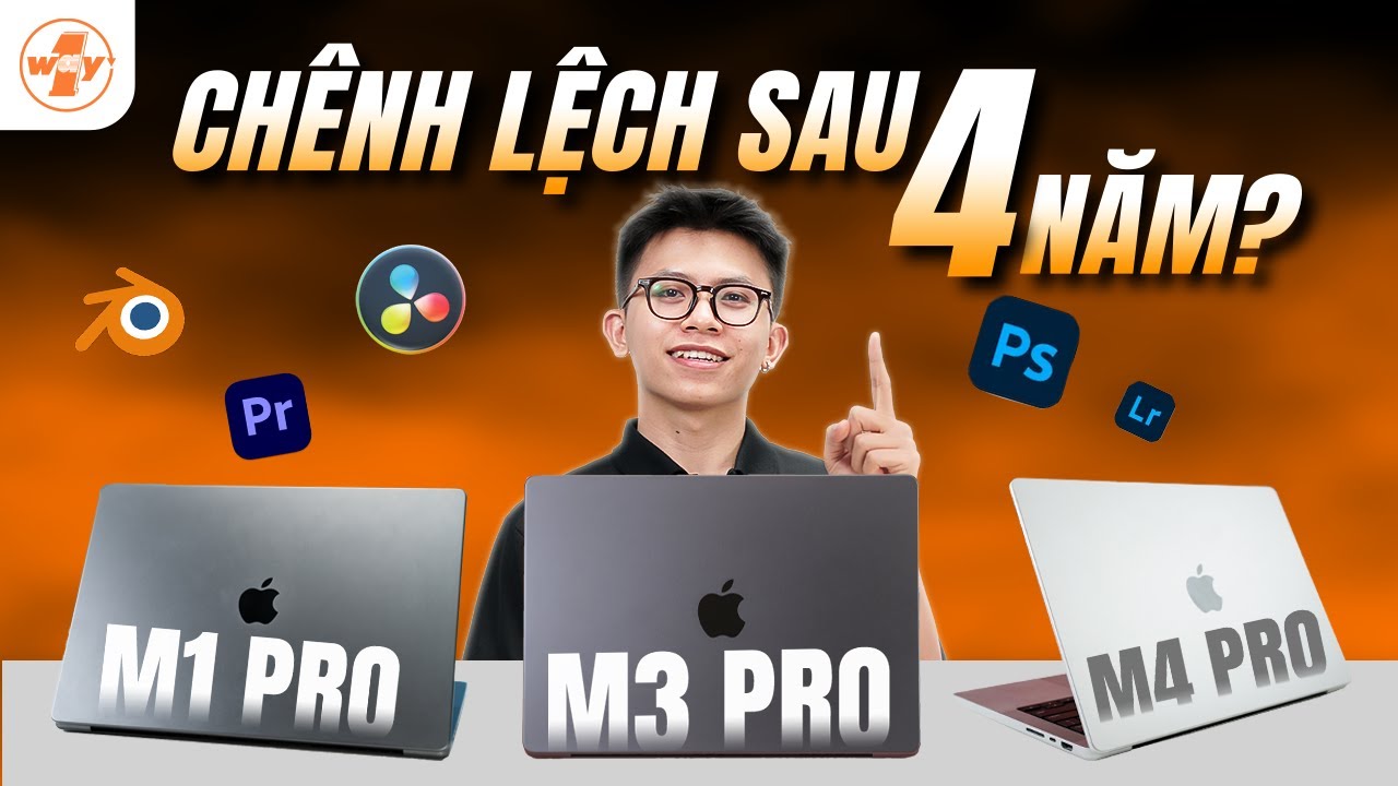 Macbook M4 Pro, M3 Pro, M1 Pro: Mua Máy Nào 2025?