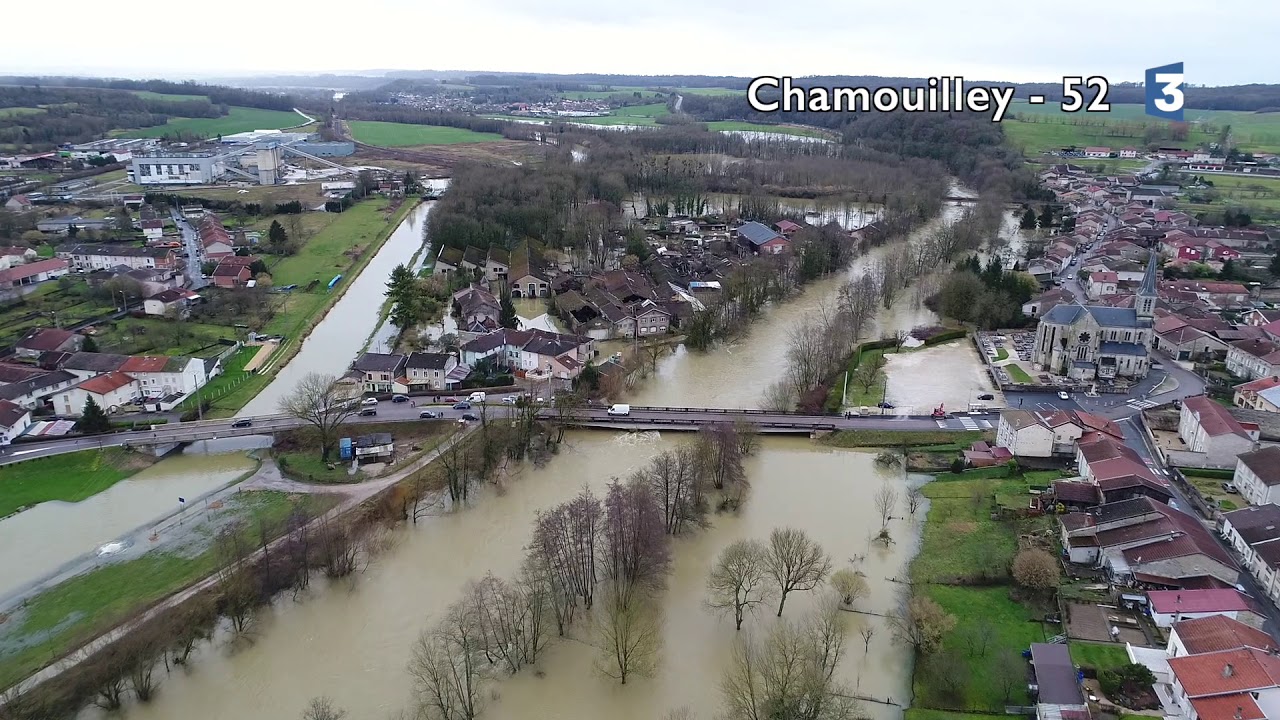 Inondations à Chamouilley (Haute-Marne)