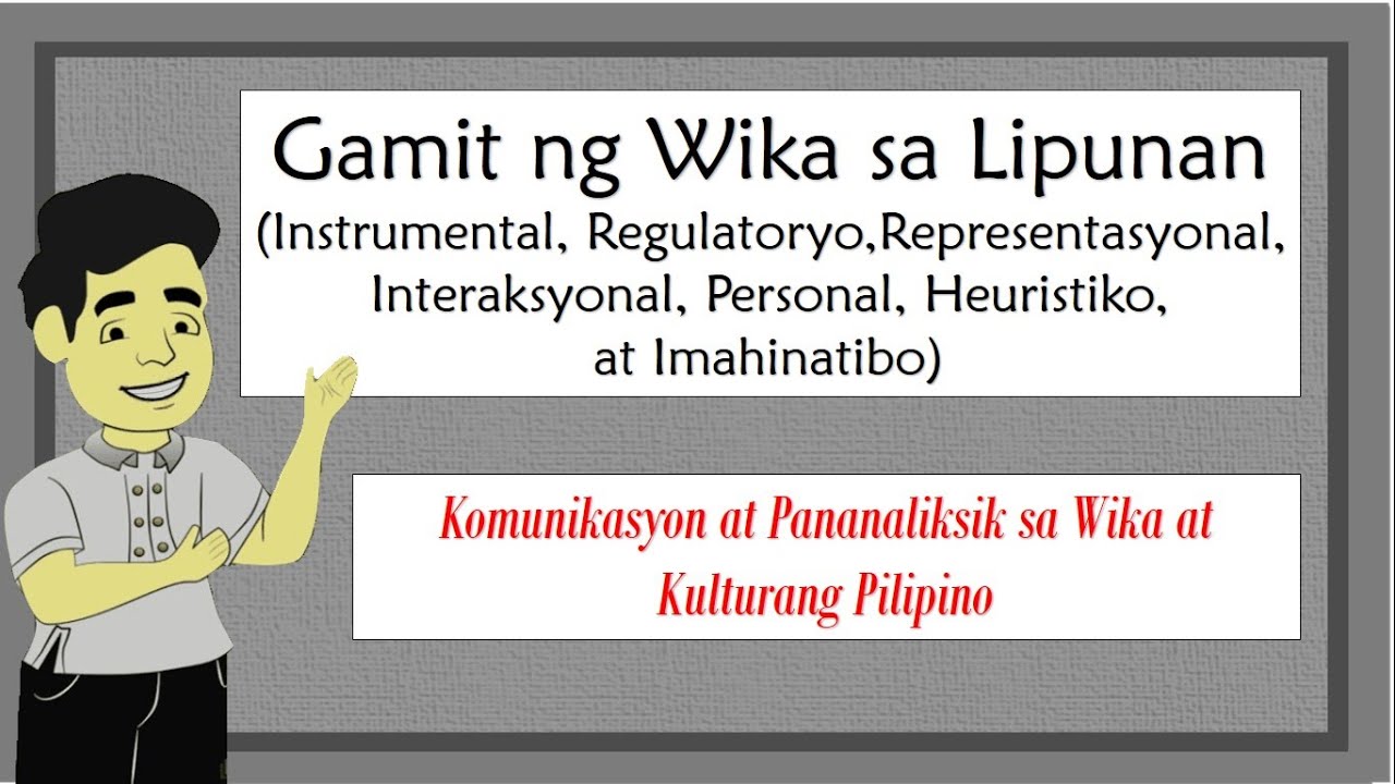 Gamit ng Wika sa Lipunan | MAK Halliday
