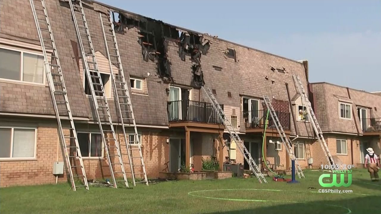 Officials Investigating Bensalem Apartment Building Fire After Lightning Strikes