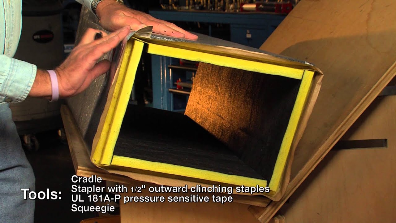 Fiber Glass Duct Closure:  Pressure Sensitive Tape (7/22)