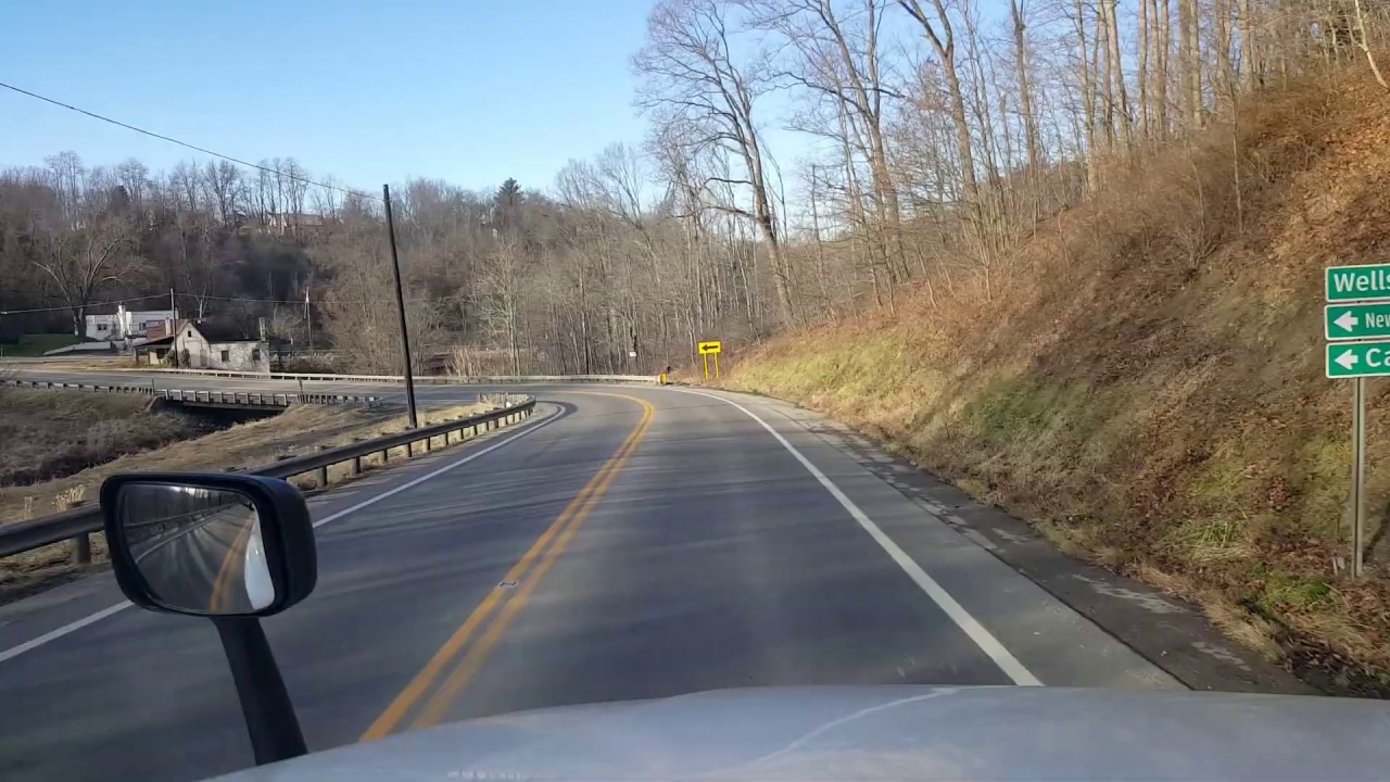 BigRigTravels Backroads of Ohio from Amsterdam to Carrollton, OH on OH 43 (1/4/19)