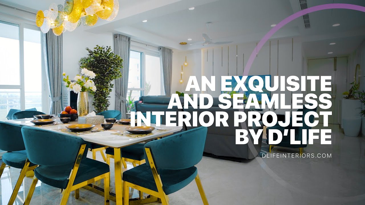 Mr Dipin's Luxury Apartment Interiors in Kerala | Design and Executed by DLIFE Home Interiors