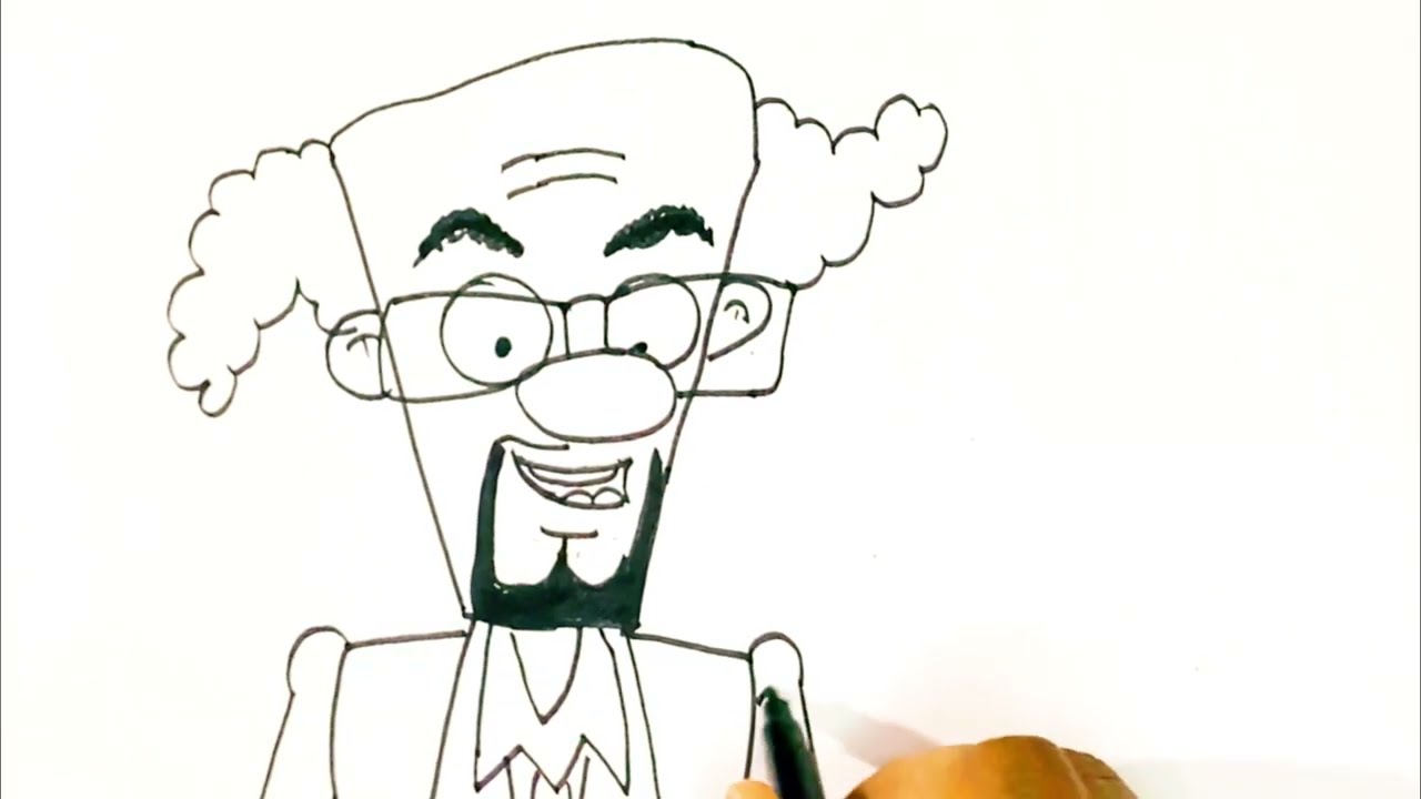 Budh aur badri|Rathi sir cartoon|principal hai hum|drawing|tutorial
