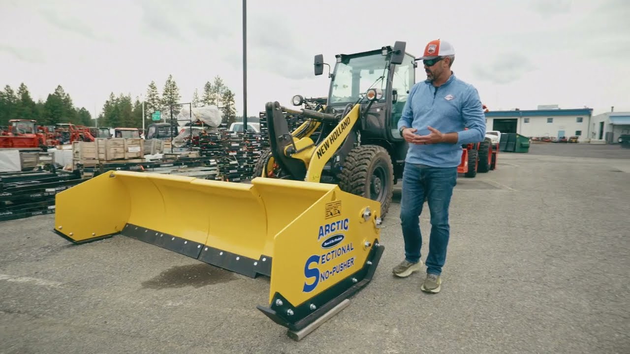 Arctic Sectional Sno-Pusher Walk Around: The Ultimate Snow Removal Tool | Adams Tractor