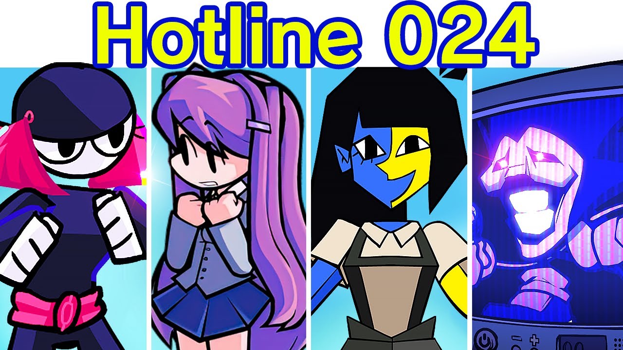 Friday Night Funkin' VS Nikku FULL WEEK | Hotline 024 Medley Update (FNF Mod/Monika/ENA/Majin Sonic)