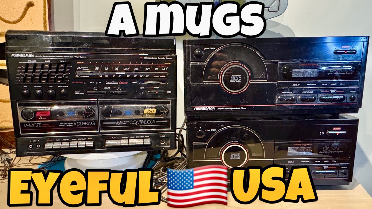 Винтажная Hi-Fi-система Sounddesign, американская версия Amstrad