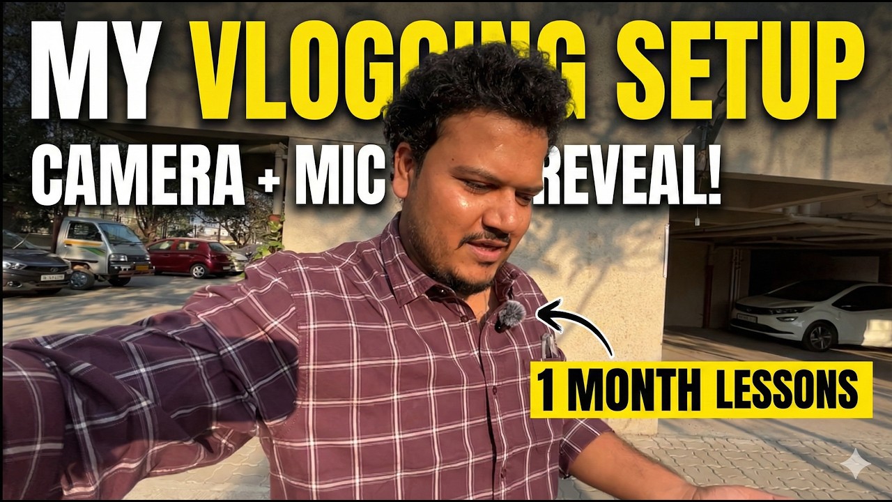 From 0 to 1 Month: My Vlogging Journey & Full Gear 🎥 Reveal | Vlog12