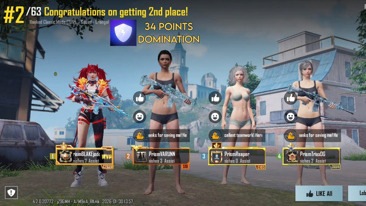 BGIS 2026 ROUND 1 || 34 POINTS DOMINATION IN 2 MATCHES || IGL POV || PrismBLAKEjodd