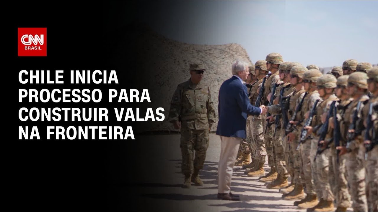Governo do Chile inicia processo para construir valas na fronteira | CNN 360°