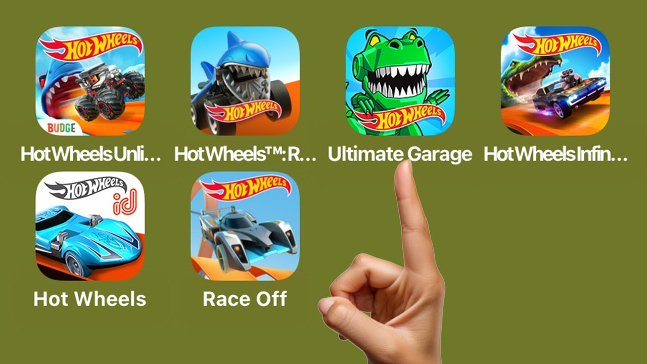 Hot Wheels Unlimited,Hot Wheels Race Off+,Hot Wheels Ultimate Garage,Hot Wheels Infinite Loop,HW ID