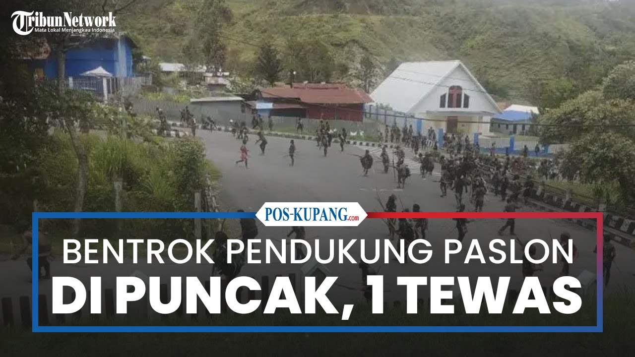 Pendukung Paslon di Puncak Jaya Kembali Bentrok, Satu Orang Tewas