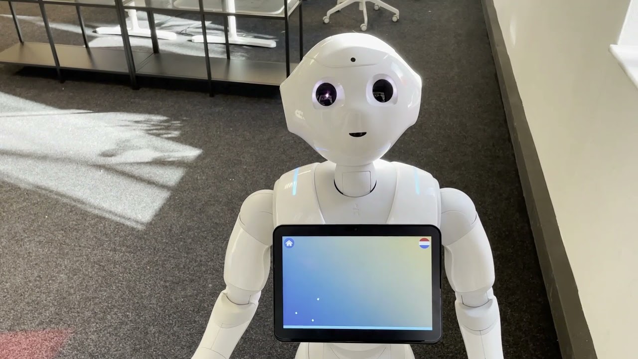 Temi and Pepper team up to welcome guests