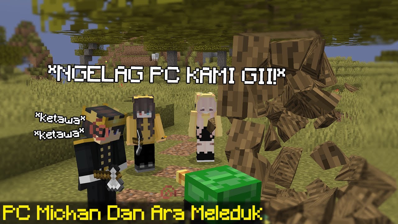 Aku Ngerjain Partner Ku Dengan Minecraft Realistik Ini sampai PC mereka Panas...