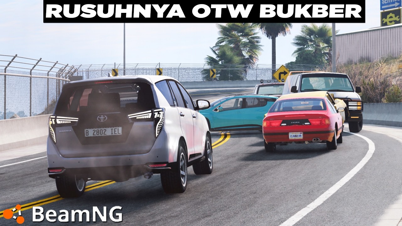 Berangkat Jam 4 Sore, Sampe Sampe Udah Emosi 😤😠 BeamNG Drive Gameplay Indonesia