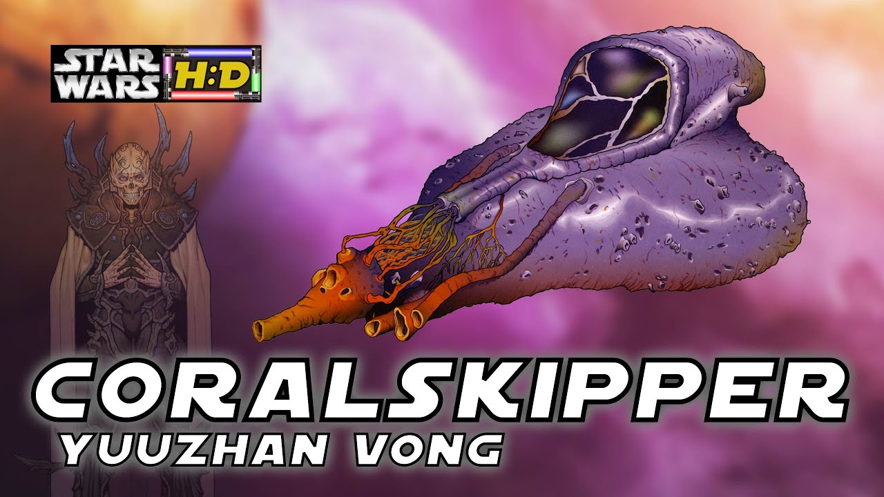 YUUZHAN VONG CORALSKIPPER-Completely Organic Fighter? |Star Wars Hyperspace Database|