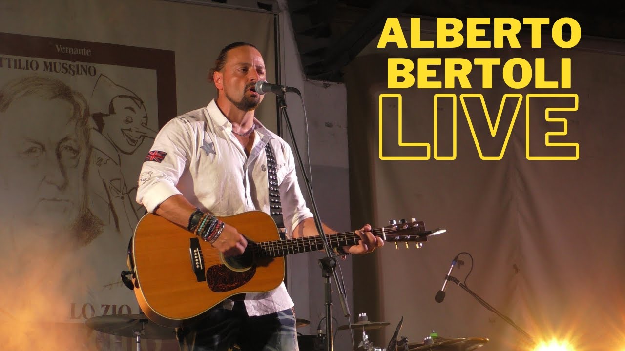 ALBERTO BERTOLI LIVE a Vernante (CN) 2024