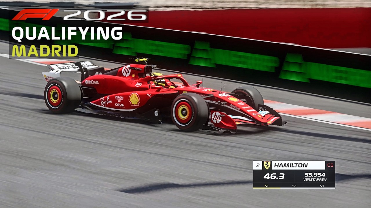 Madrid Spanish Grand Prix F1 2026 V12 Qualifying Assetto Corsa