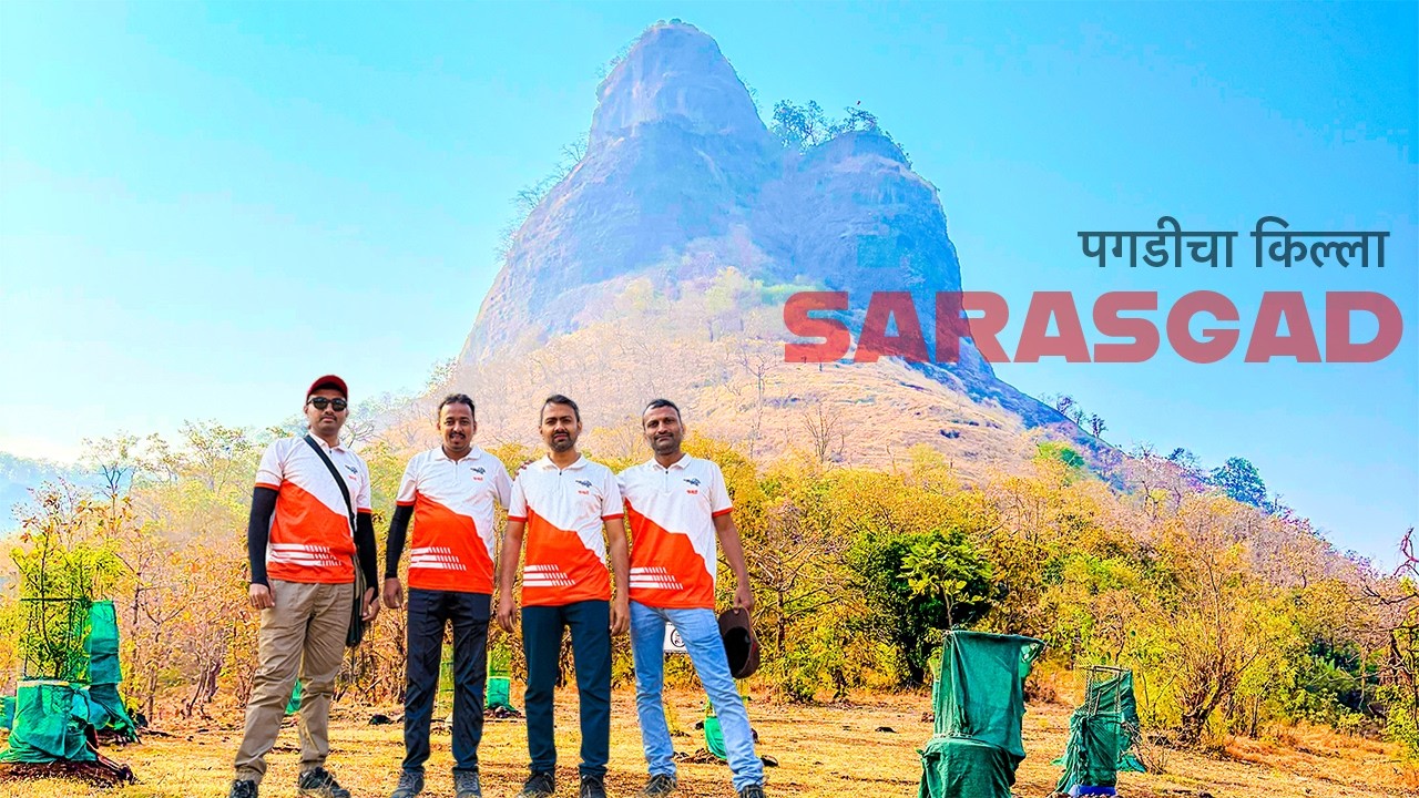 SARASGAD TREK || पगडीचा किल्ला #pali #raigad