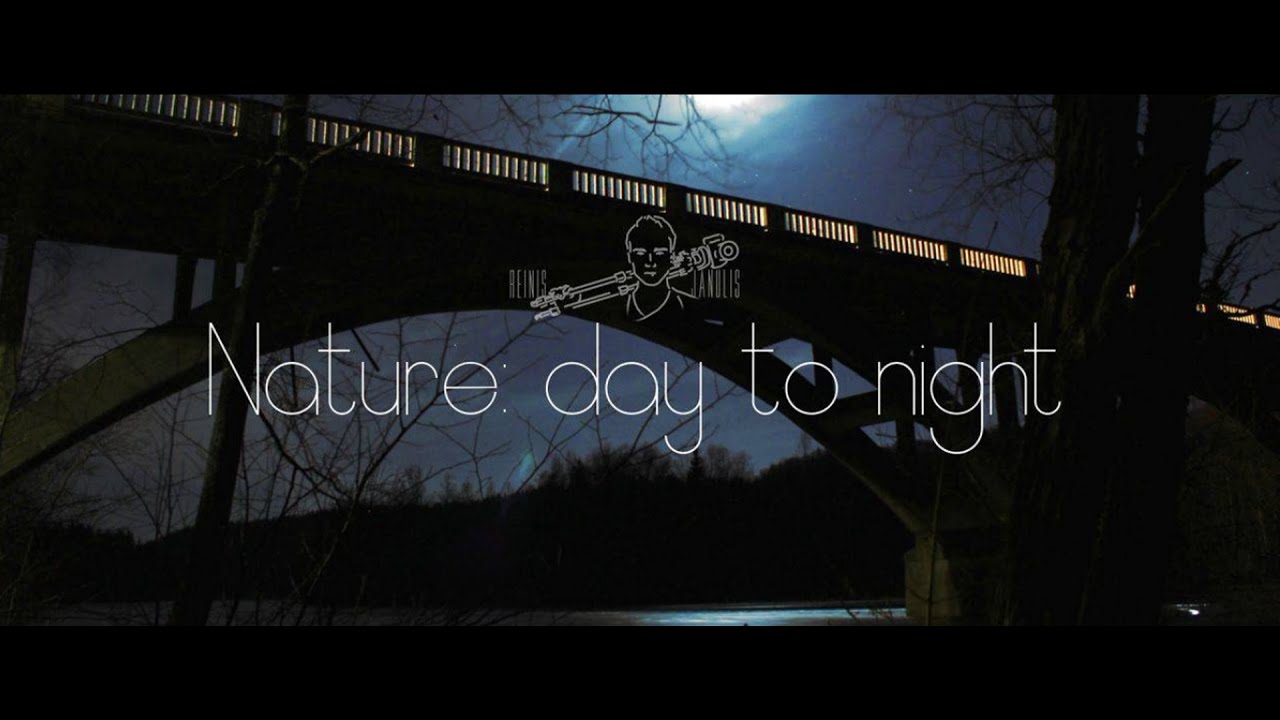 Nature: day to night - timelapse HD