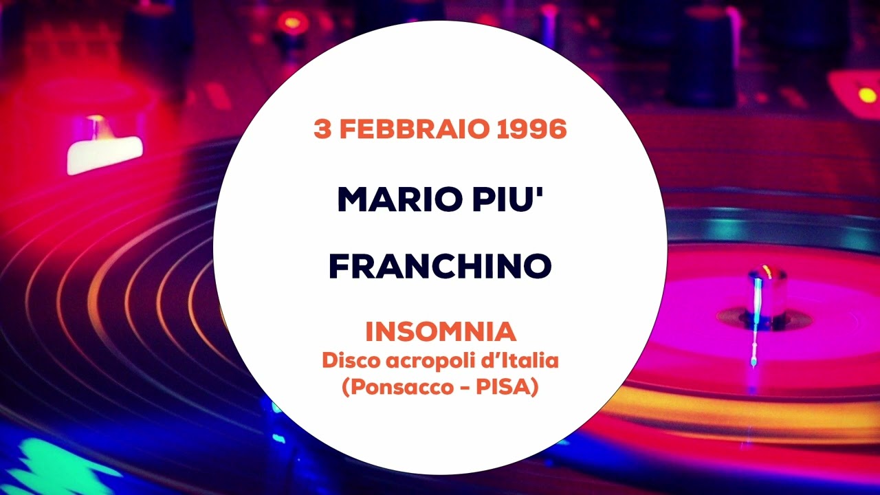 Mario Più e Franchino - Insomnia (Pisa) 3 Febbraio 1996
