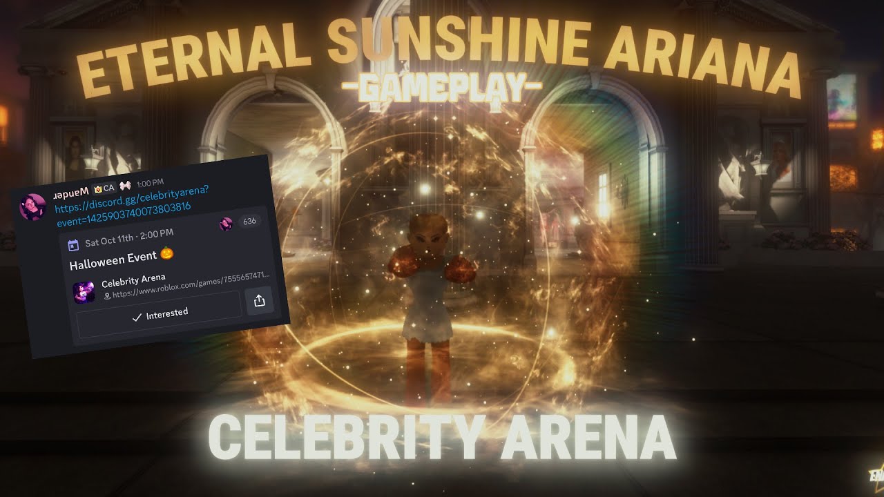 A Celebrity Arena Gameplay before the Halloween Update | TY FOR ALMOST 1K SUBS | Eternal Sunshine