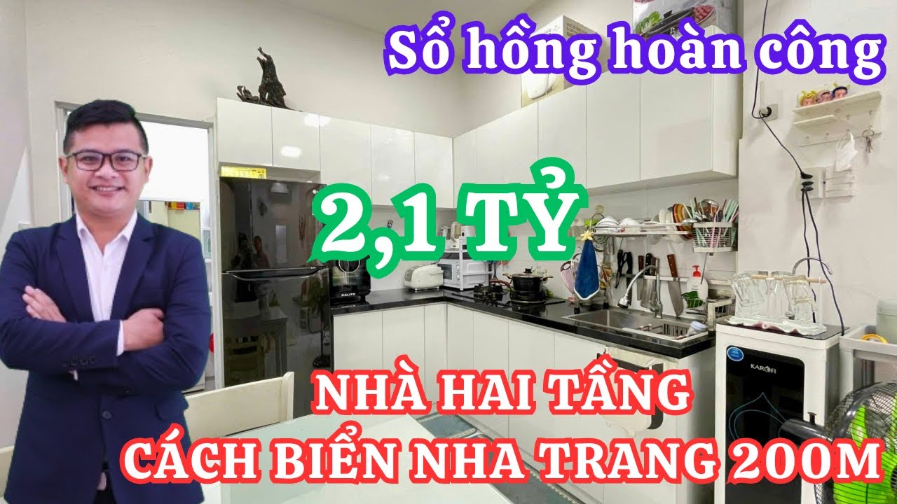 Bán căn nhà cách biển Nha Trang 200m giá 2,1 tỷ sổ hồng hoàn công đi tắm biển hàng ngày