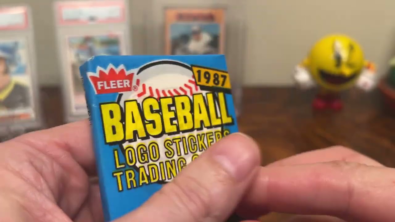 1987 Fleer Baseball Pack Break. First pack mojo???