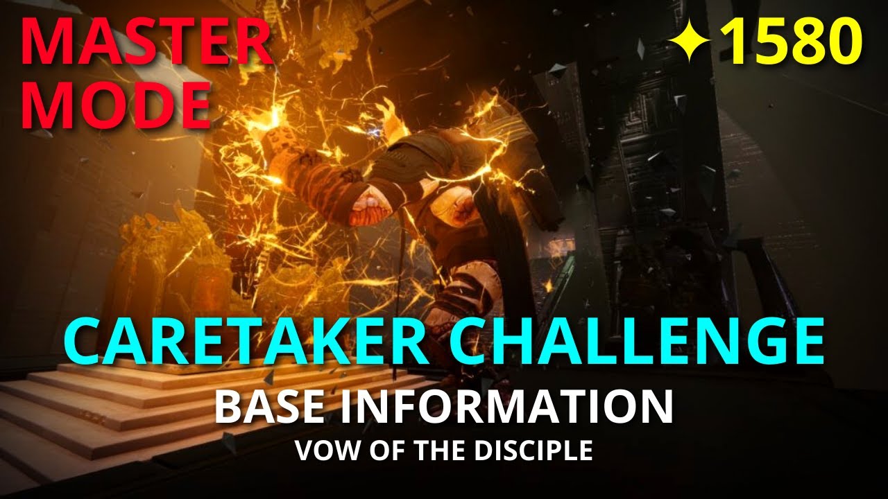 Caretaker Challenge - Master 1580 Vow of the Disciple | Destiny 2 (PS5)
