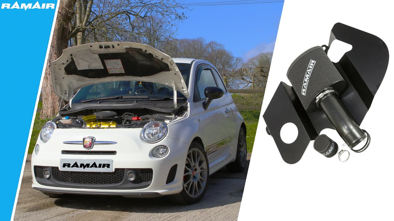 FIAT 500 ABARTH - RAMAIR FILTER INSTALL & SOUND!
