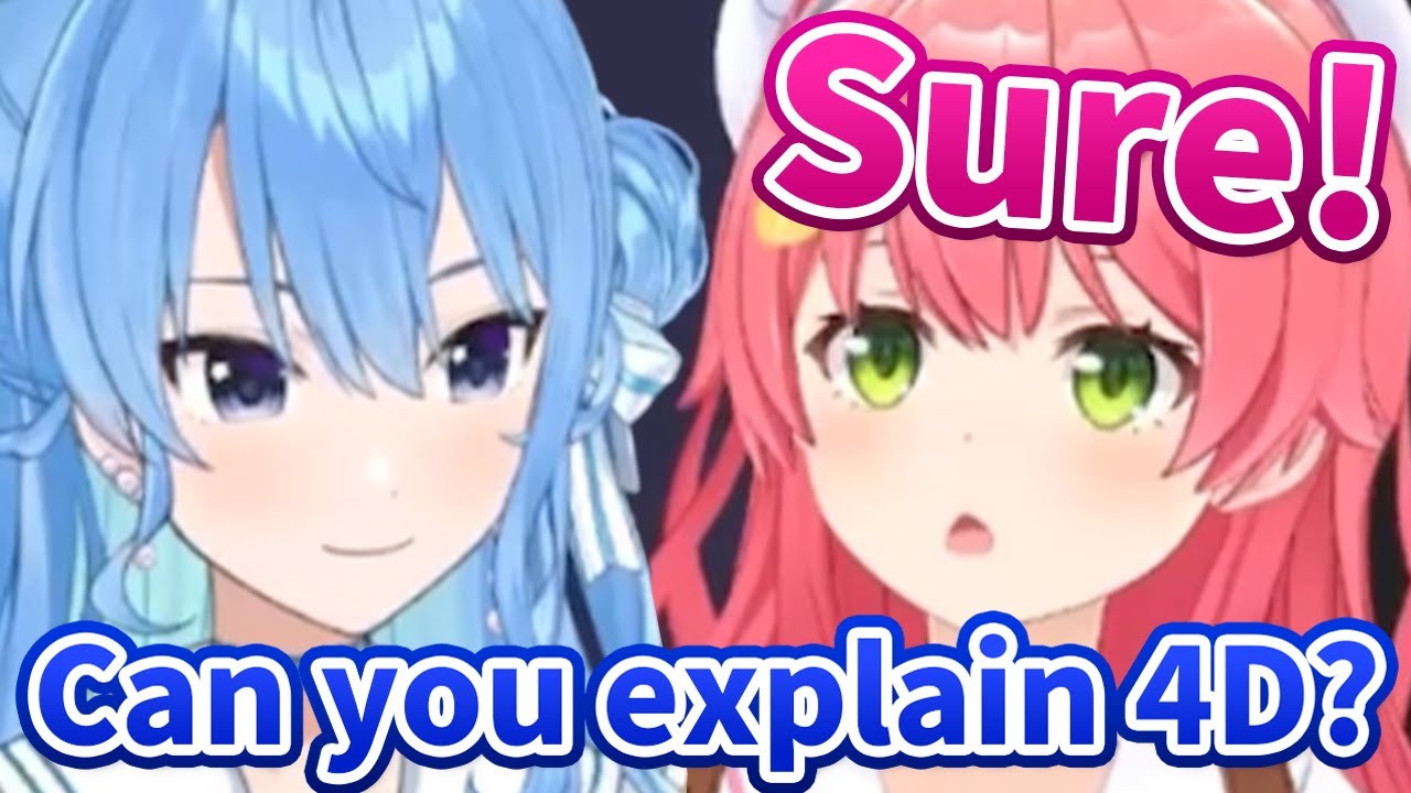 Miko starts explaining 4D using a lot of Technical words [Hololive/Eng sub]