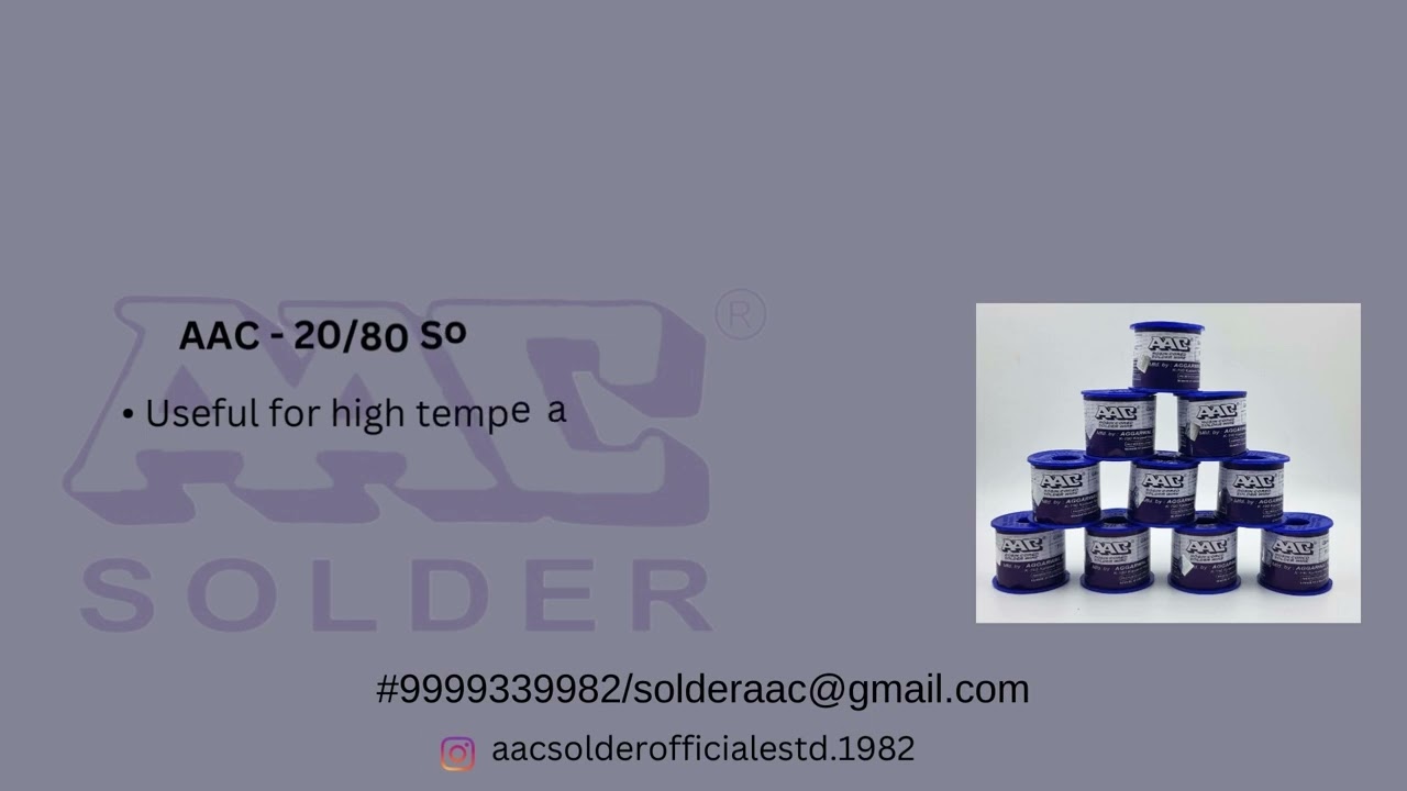 AAC - 20/80 Solder Wire/ Tin Lead Solder Wire