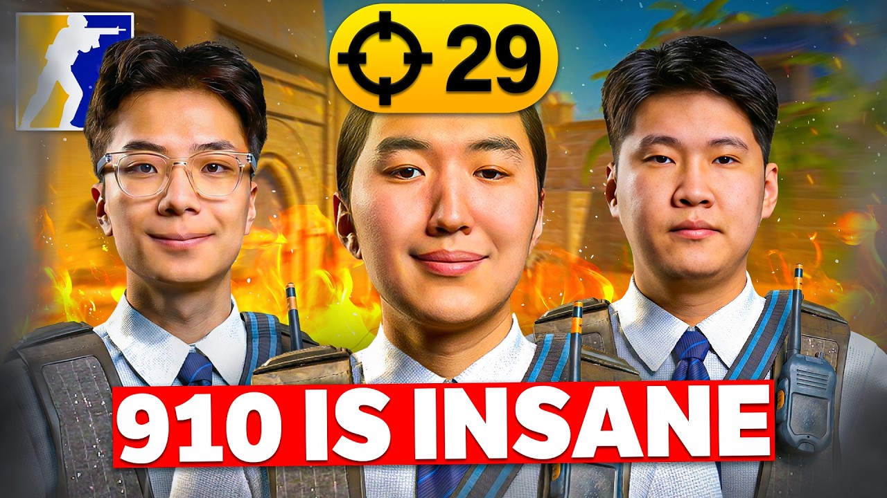 910 DROPS 29 KILLS AND DOUBLE ACE ON FACEIT! *910 + TECHNO + BLITZ*