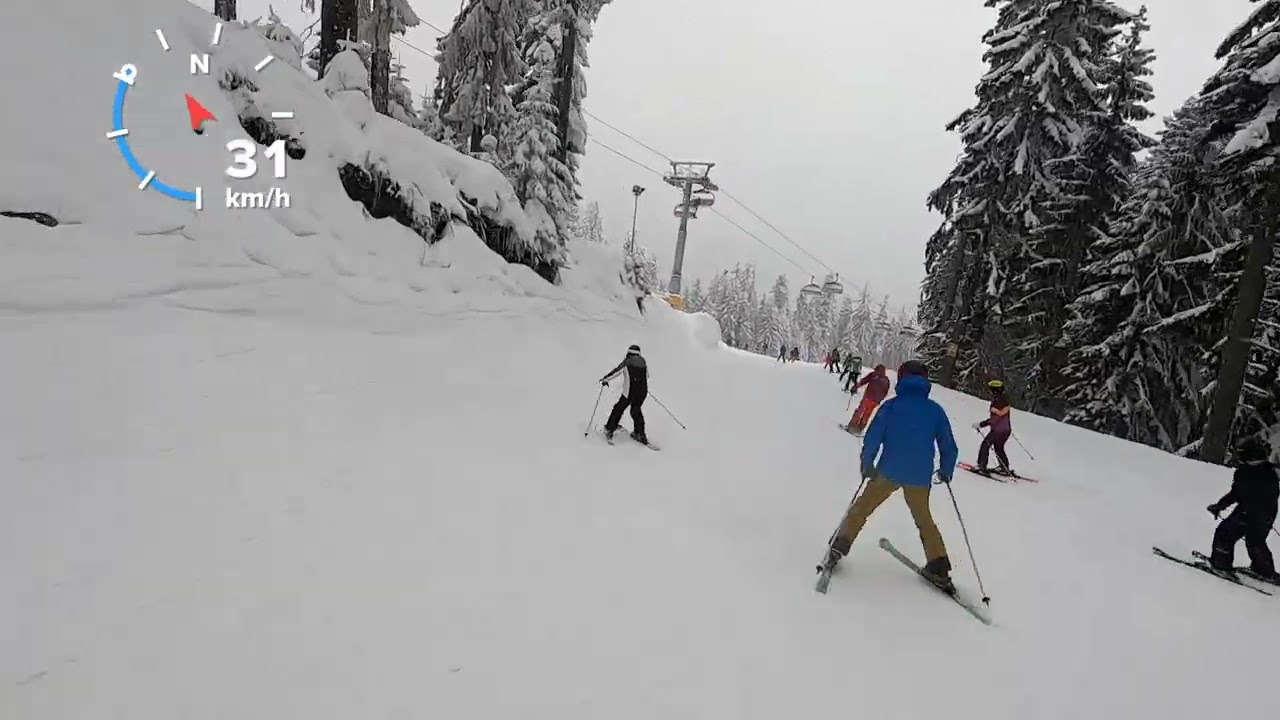 Piste Sytniakovo 3 (red) and Martinovi Baraki 4 (black), Borovets, Bulgaria 2022