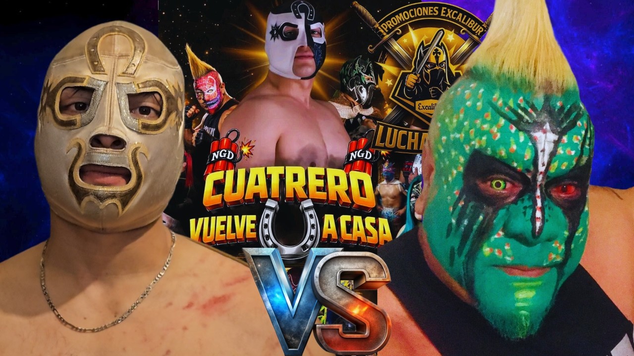CUATRERO VS MR. ÁGUILA, EN LAGOS DE MORENO, JALISCO. PROMOCIONES EXCALIBUR.