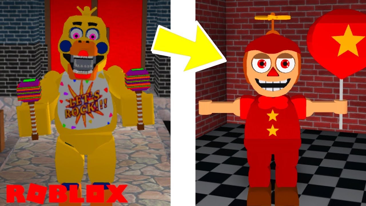 New Animatronics! Rockstar Chica and Rockstar Balloon Boy in Roblox FNAF 6 Lefty's Pizzeria Roleplay