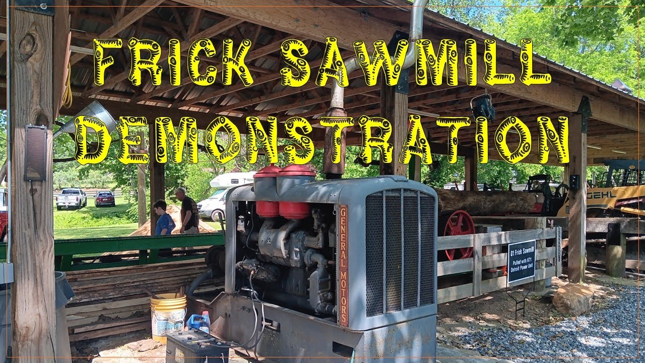 Frick Sawmill Demonstration at the 2025 Double H Farm Show