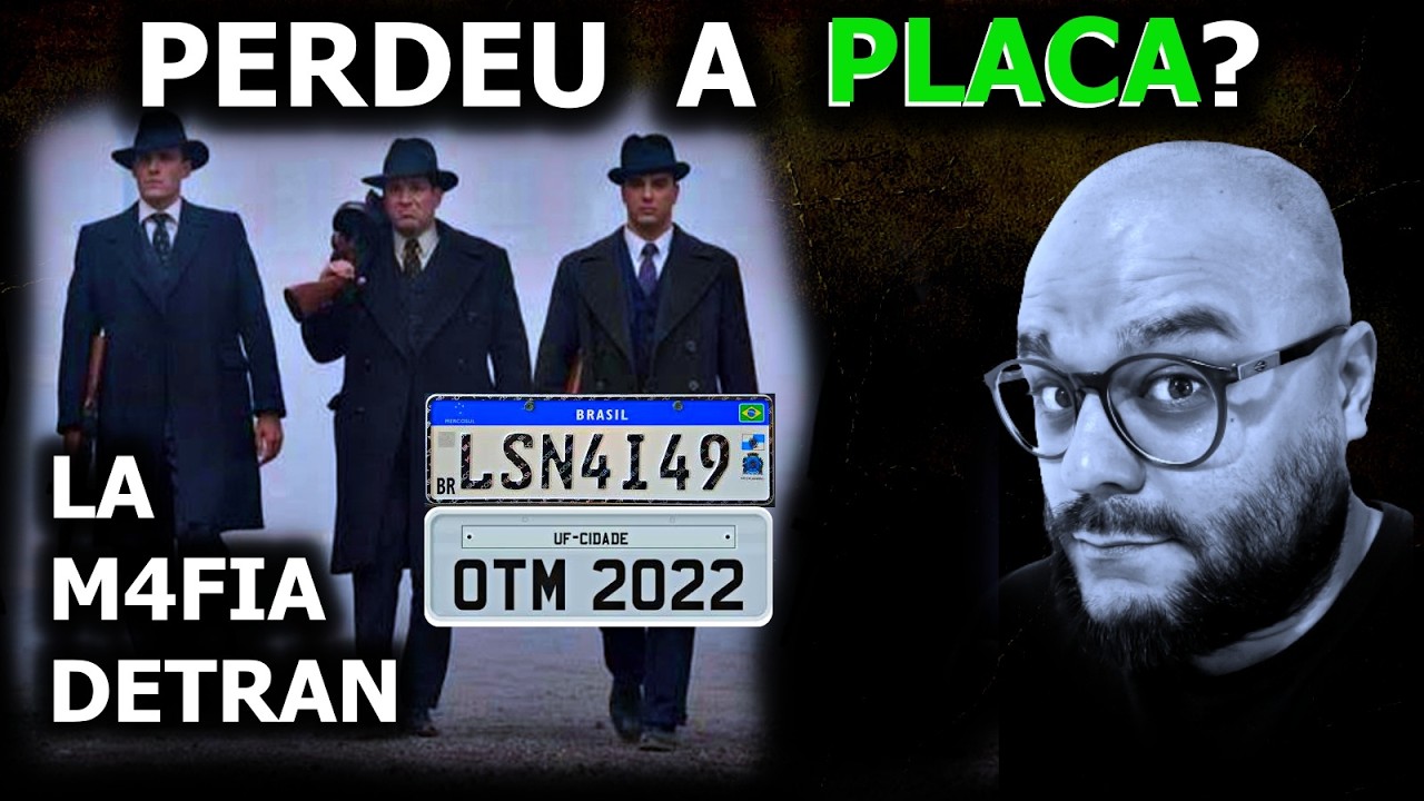 QUANDO VOCÊ PERDE A PLACA DO SEU CARRO 2026 - A M4AFIA DO DETRAN → Cortina Preta