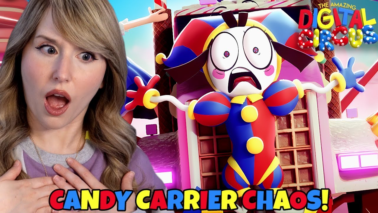 HORROR FAN REACTS TO THE AMAZING DIGITAL CIRCUS - EPISODE 2 - CANDY CARRIER CHAOS
