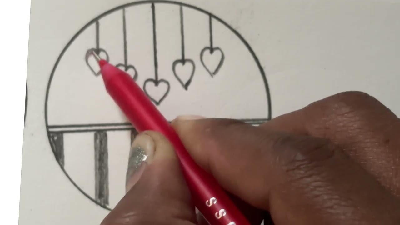 Drawing with heart #cure #drawing #bacho #drawingideas art easydrawing fast drawing Love with heart 