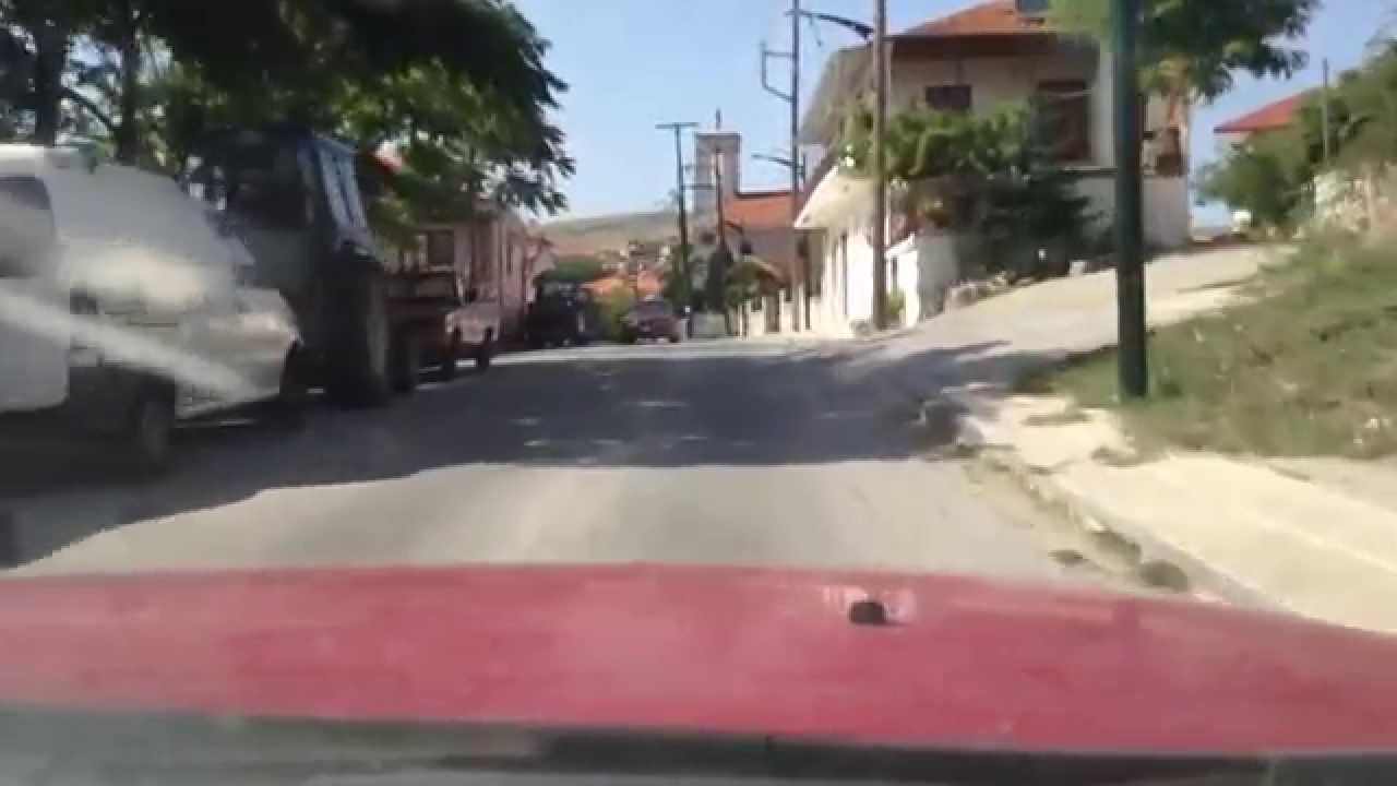 Florina Kelli Greece drive through. 25th august 2014.