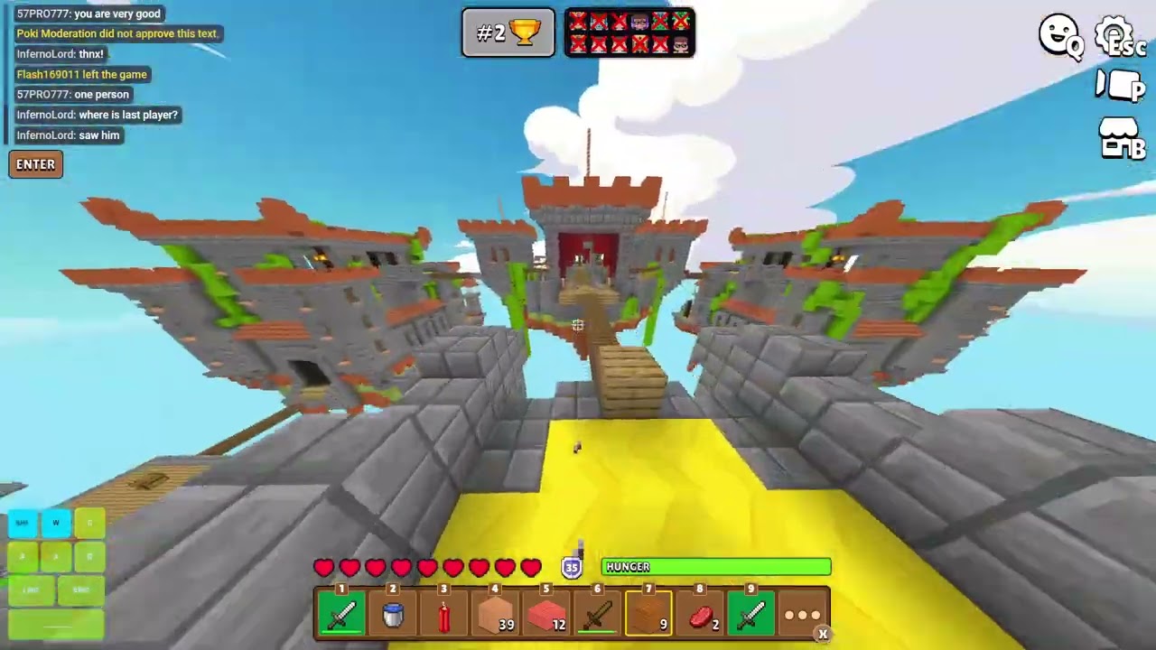 Minefun.io Skywars Iron only challenge! | #minecraft #minefun #gaming #viral #viralvideo #trending