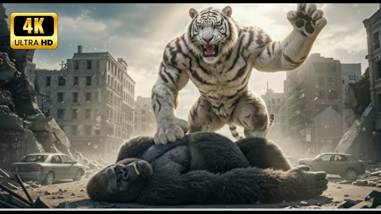 King Kong vs White Tiger – Brutal Jungle Fight Scene | Epic Monster Battle 2026