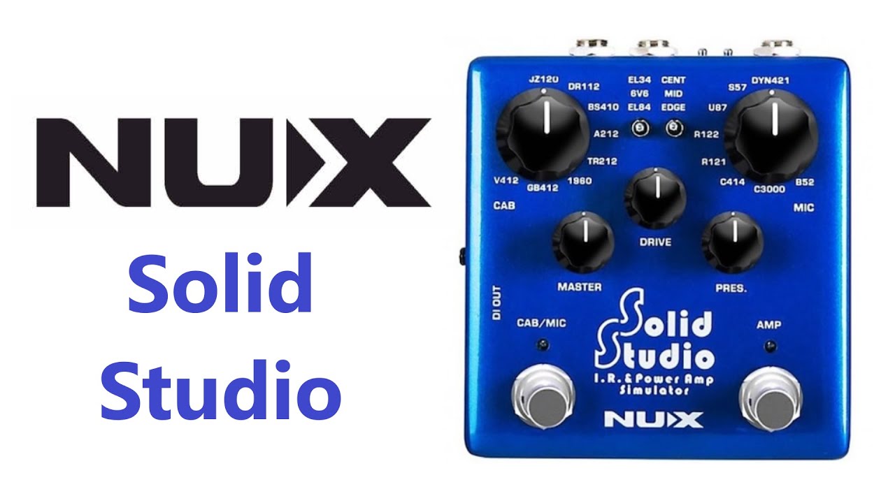 NUX Solid Studio - Jak dobrze nagrać gitarę elektryczną w domu?  - FOG
